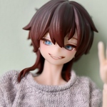 「シチリアの追憶」カスタムフェイスパーツ　イヒヒ顔（フェイスパーツ＋おまけレジンアイのみ）
