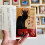 《新作》名画透明栞　スタンラン【黒猫】