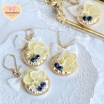 【sale】ハートレモンのメレンゲタルト　バッグチャーム