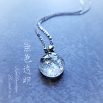 無色透明 15mm ネックレスorチョーカー  "Colorless and transparent"