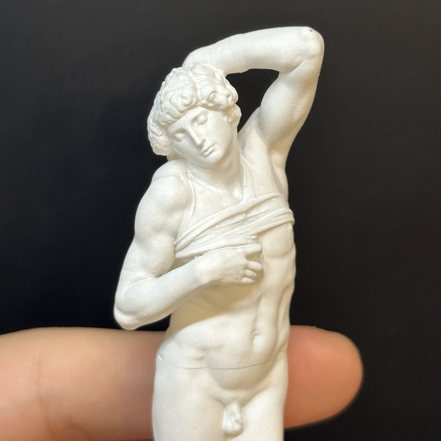 瀕死の奴隷 ミニチュア石膏像フィギュア - manekiinko | minne byGMO