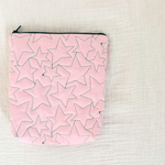 ほし★☆クールポーチ　pink×green