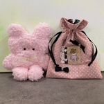 ふわもこ　くまさんぬいぐるみ＆巾着ポーチ