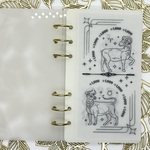 saving 貯金リフィル バインダー貯金 A6 12星座