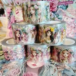Floral Princess PETロールステッカー 薔薇と紫陽花の幻想曲