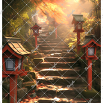 人物ステッカー＃３4９☆背景