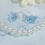 プチプラ-立体アザラシのピアス（イヤリング）【No.199】