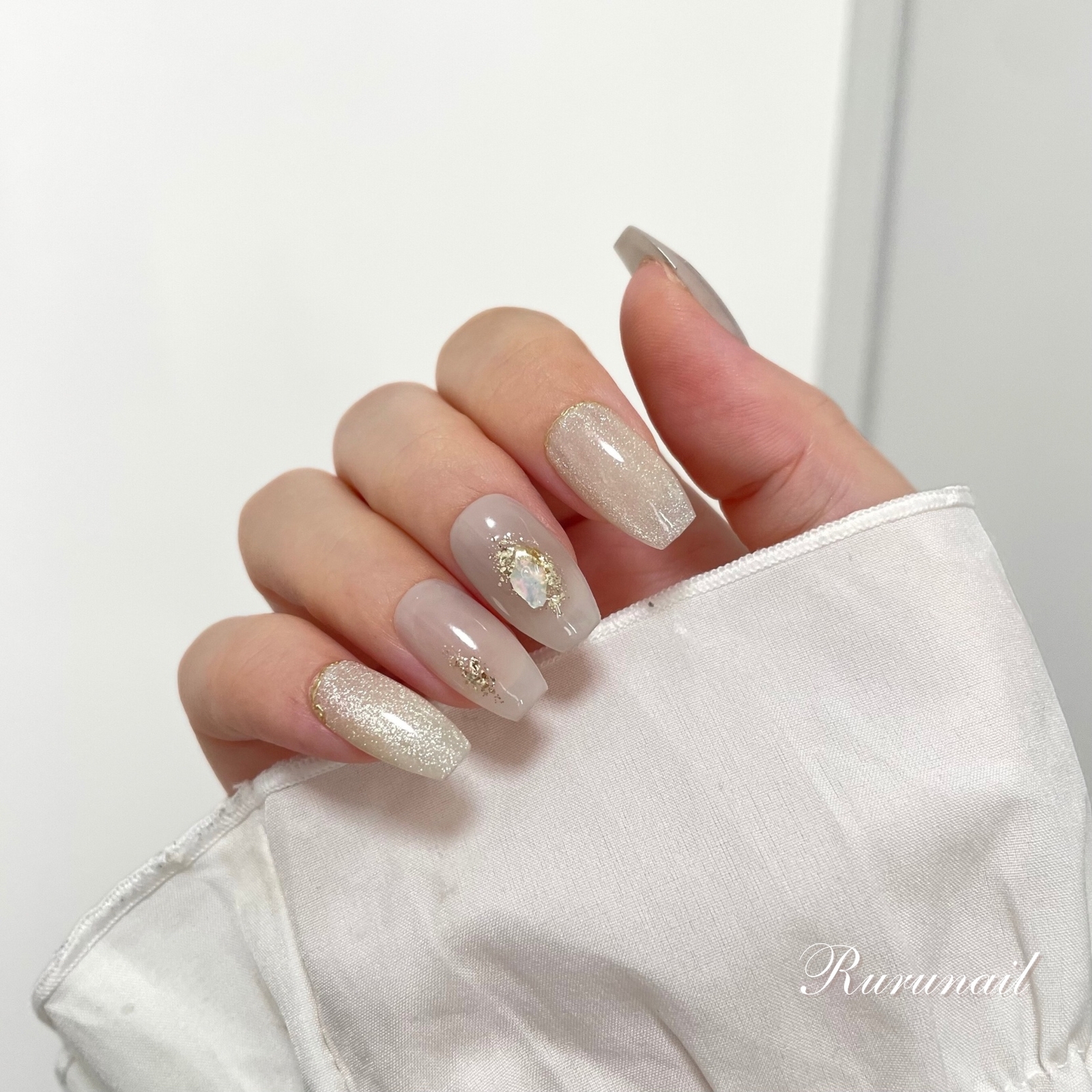 【ぷりん即購入⭕️】フルオーダーネイルチップ×2 ネイルチップ / FINGER SUIT(ネイルチップ, ネイル・ネイル