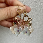 紫陽花雫ピアス[送料無料]