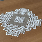 ハーダンガー刺繍のマット