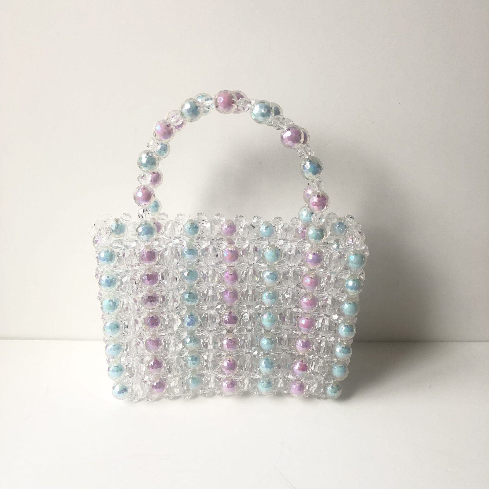 特集掲載！好評につき再販】ビーズバッグ<mermaid>：lilac