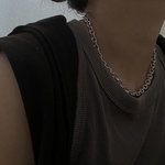 つけっぱなしok ステンレス製　necklace silver
