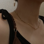 期間限定SALE❗️つけっぱなしok ステンレス製　necklace gold