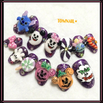 3D  ハロウィンキャラネイル