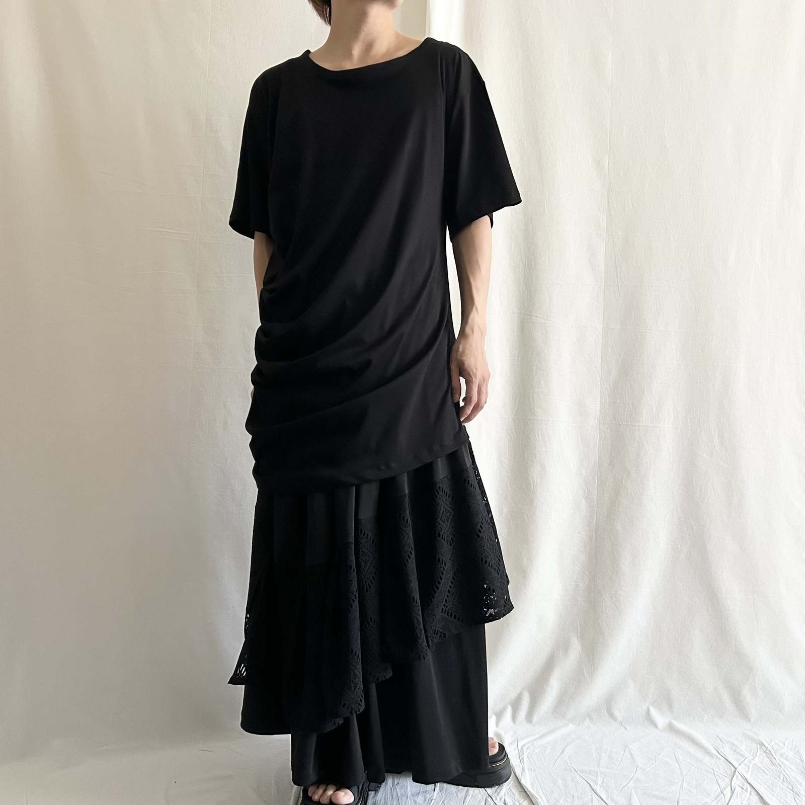 Side drape cut & sew