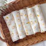 バカンスハンカチで気分あげあげ プチギフト ハーフハンカチ シロクマ ふわふわ ハンカチ 吸収性抜群 タオルハンカチ ガーゼハンカチ ベビー用品