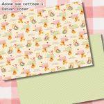 Apple pie cottage デザインペーパー