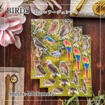 オリジナルA5コラージュシート　BIRDS 