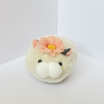 ふぐふぐはむすたー　(アイボリー・お花だいすき)