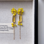 2pcs)3962)ビーズタッセル)yellow)#1o