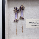 2pcs)3961)ビーズタッセル)purple)#1o