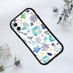 北欧 花柄 水彩 iPhone 16 15 14 13 12 pro mini se 7 8 iface型 グリップケース おしゃれ アイフォン カバー スマホケース 送料無料