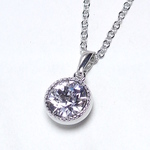 T.CYスワロフスキー#1088ネックレスSスモーキーモーブ 
