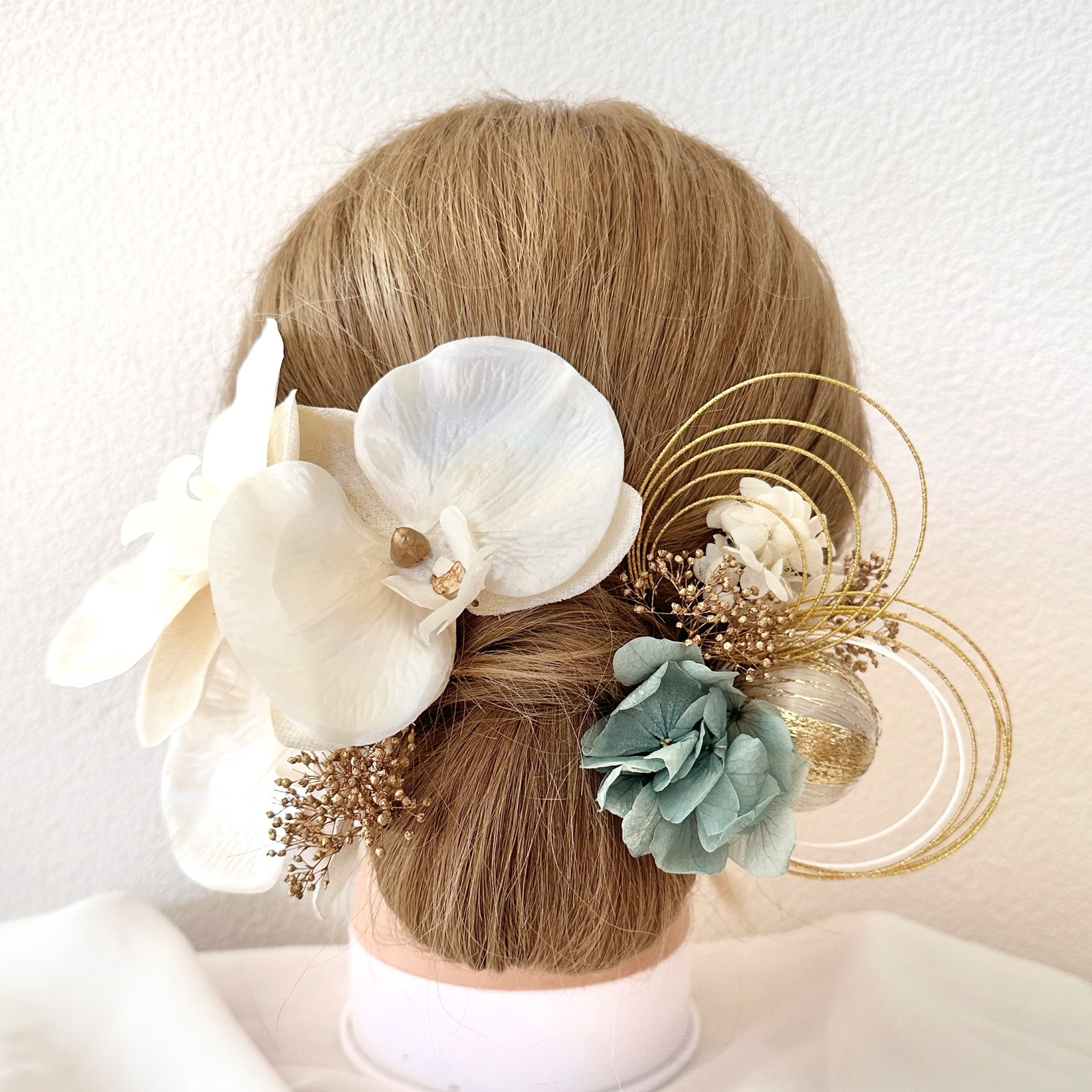 成人式 髪飾り カチューシャ 卒業式髪飾り - flower designer C