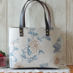 Sale! スペインコットン『JAVA CHIC Flower』 M バッグ