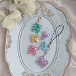 ☆オーダー作品☆ソーダカラー☆ミニイニシャルキーホルダー