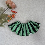 ベビー服　スイカ柄　スイカの皮柄スタイ　セットアップとコーディネート可