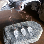 心の軌道を照らし出す　ヒマラヤ水晶のネックレス