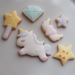 ゆめかわユニコーン☆ケーキに乗せたりプレゼントにも☆クリックポスト送料250円