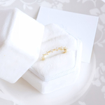 新作　シンプル　高品質　繊細　上品　人気　 大人女子　重ね付け　ストーン　ライン　18k　リング　指輪