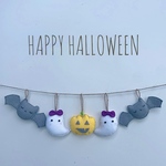  ＊*送料無料*＊ ハロウィン ＊* ガーランド ☆ フェルト   