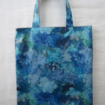 ぺったんこバッグ*リバティ*Emerald Bay*ライトブルー*32×28㎝