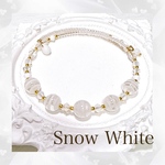 ［再販6］とんぼ玉を花束にして💐　Snow White❄️