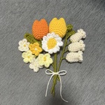 【特別価格】編み物　枯れない花束　毛糸のお花　ウールフラワー