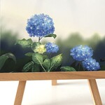 紫陽花の絵～神秘的、知的に