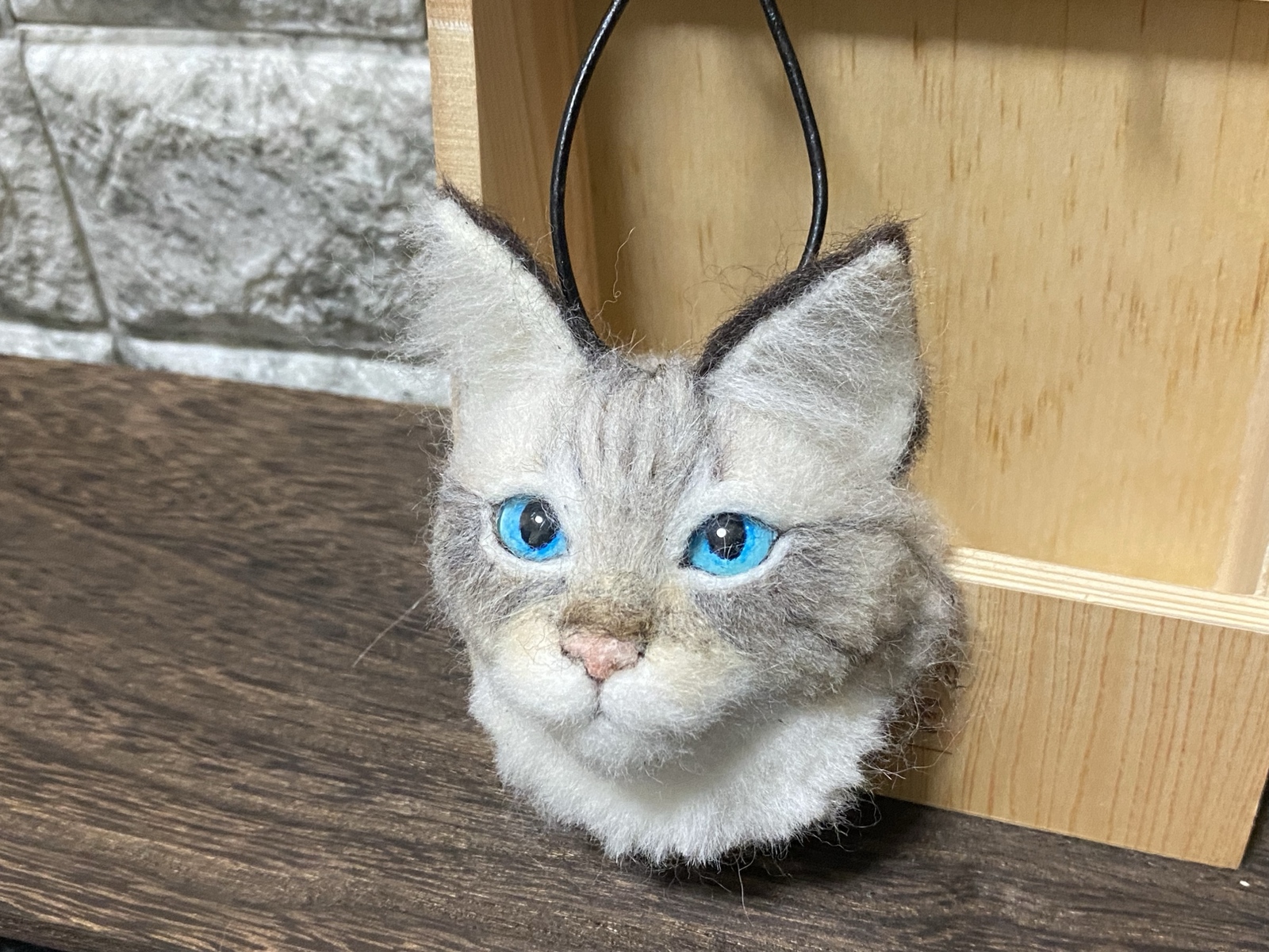 オーダーメイド☆羊毛フェルト☆猫ちゃんブローチorバッグ