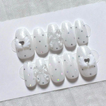 No.4 ネイルチップ　ウィッシュコア　ホワイト