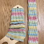 コットン♪  手編み　レッグウォーマー
