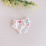 26cmサイズのお人形用＊パンツ＊ドット蝶々
