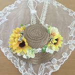 お花麦わら帽子