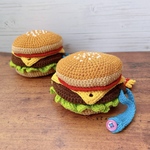 ハンバーガー‎🩵あみぐるみポーチ🍔