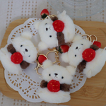 いちごくま大福　キーホルダー