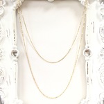 再販x18＊14kgf＊2連ロングネックレス