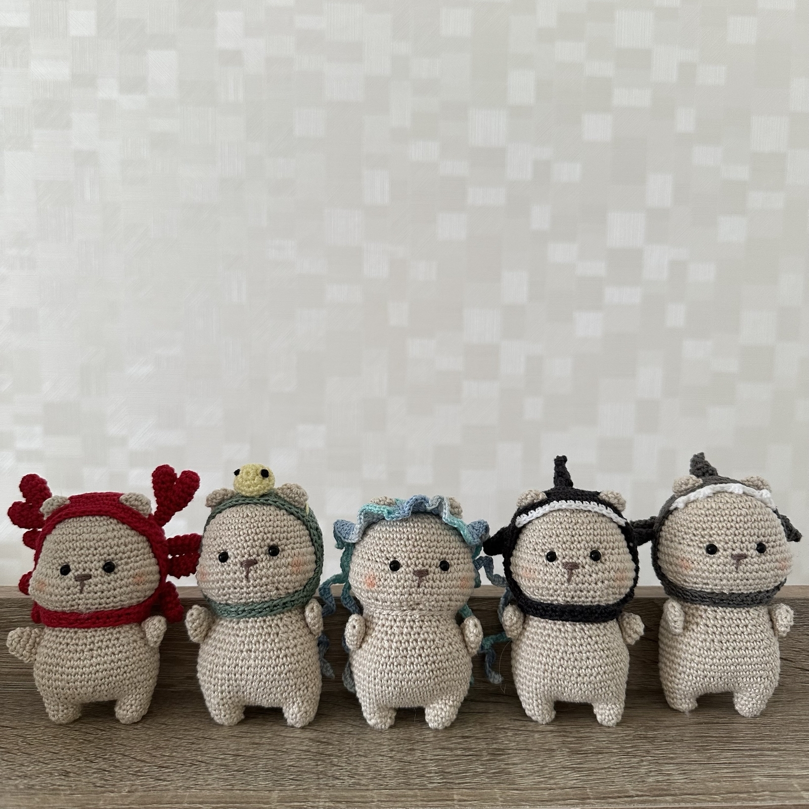 ☆大人気☆ ハンドメイド 編みぐるみ 〜海と陸の仲間たち〜 ☆大人気☆ ハンドメイド 編みぐるみ 〜海と陸の仲間たち〜