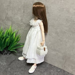 シワ加工ワンピース☆22センチドール洋服ドール服ドール22㎝ドール服1/6ドール