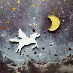 月夜に翔けるペガサスのピアス/イヤリング